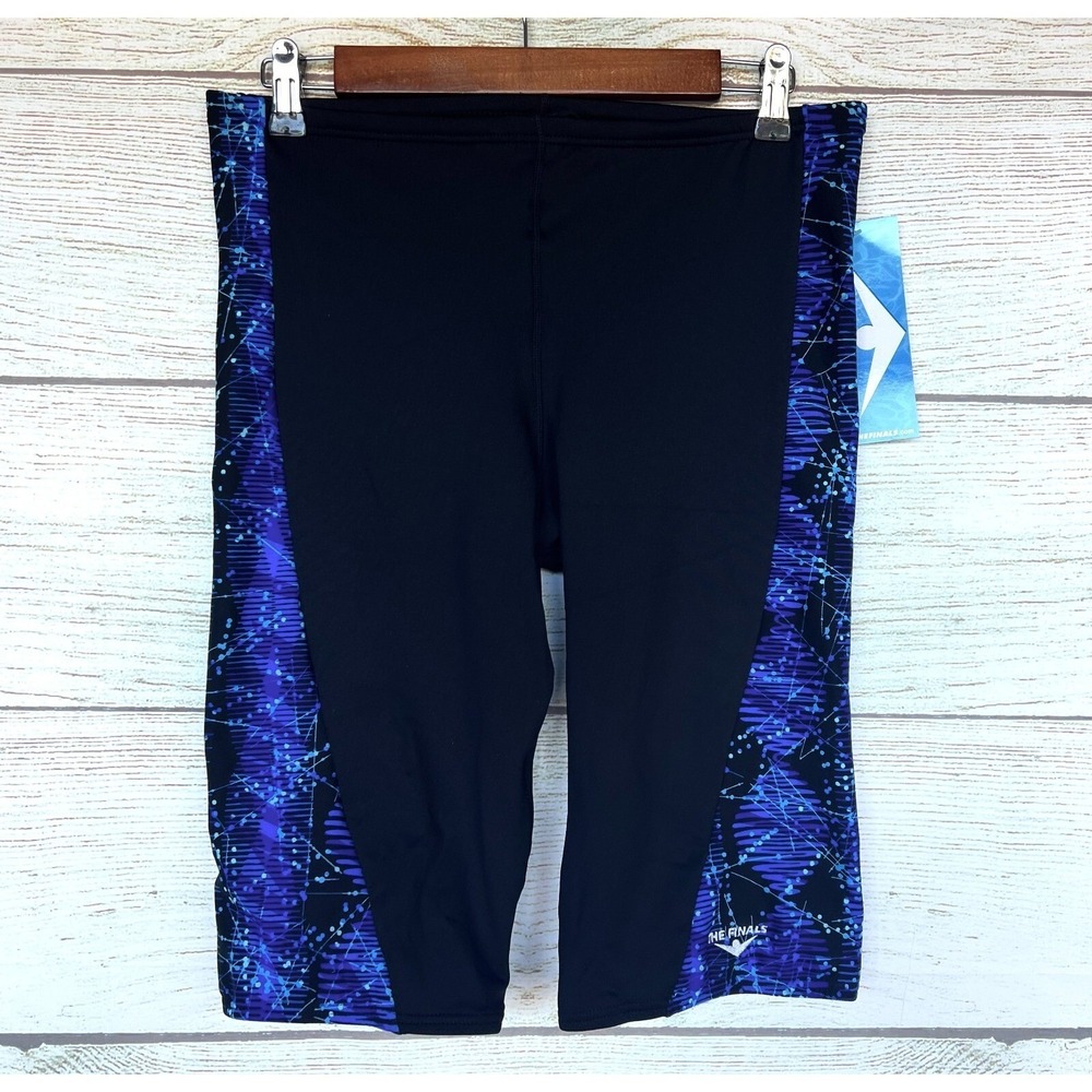 The Finals Swim Shorts Mens Size 38 Edge GLD Blue Jammer Swimsuit Shorts New
